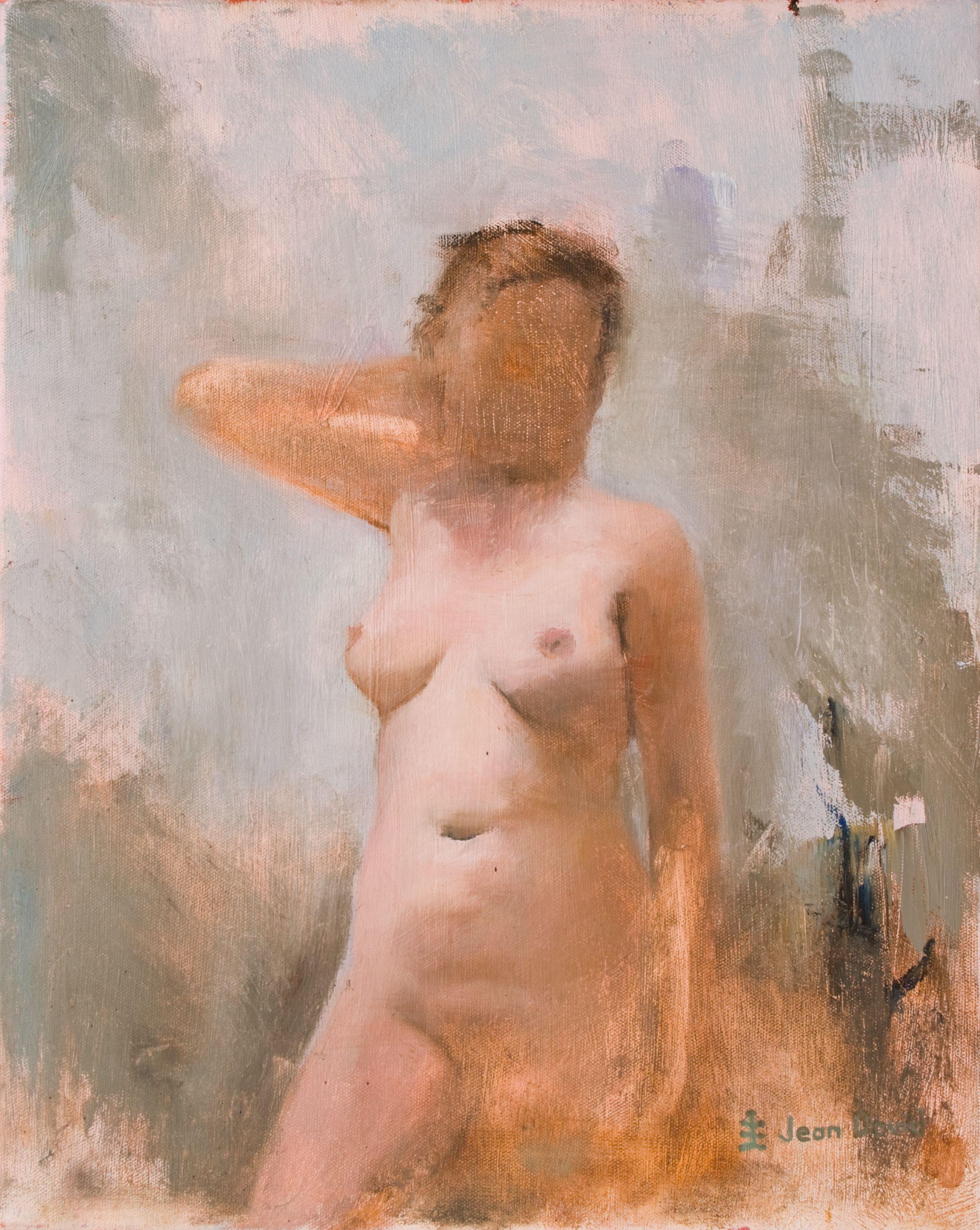 Jean David Nude Painting - Harmony, Painting, Oil on Canvas