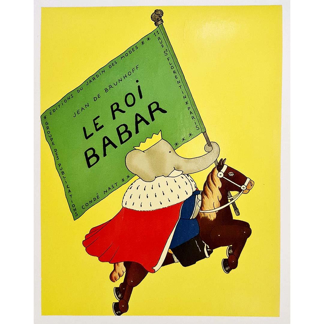 vintage babar poster