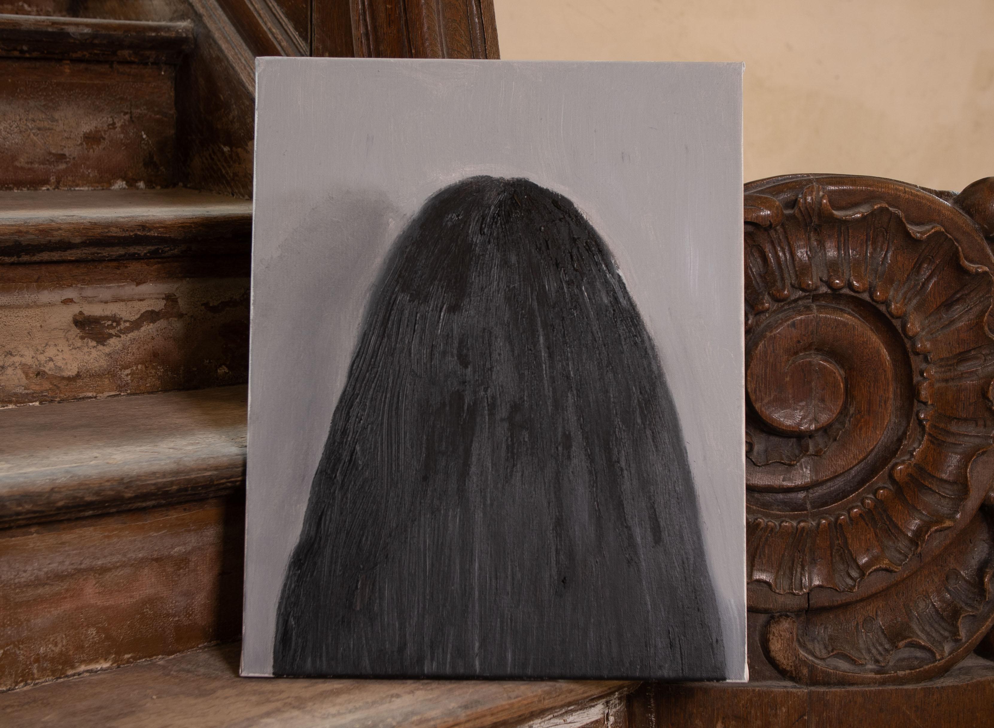 Il N'y A Pas De Vision Sans Pensée - minimalistisches Öl auf Leinwand Gemälde – Painting von Jean De Groote