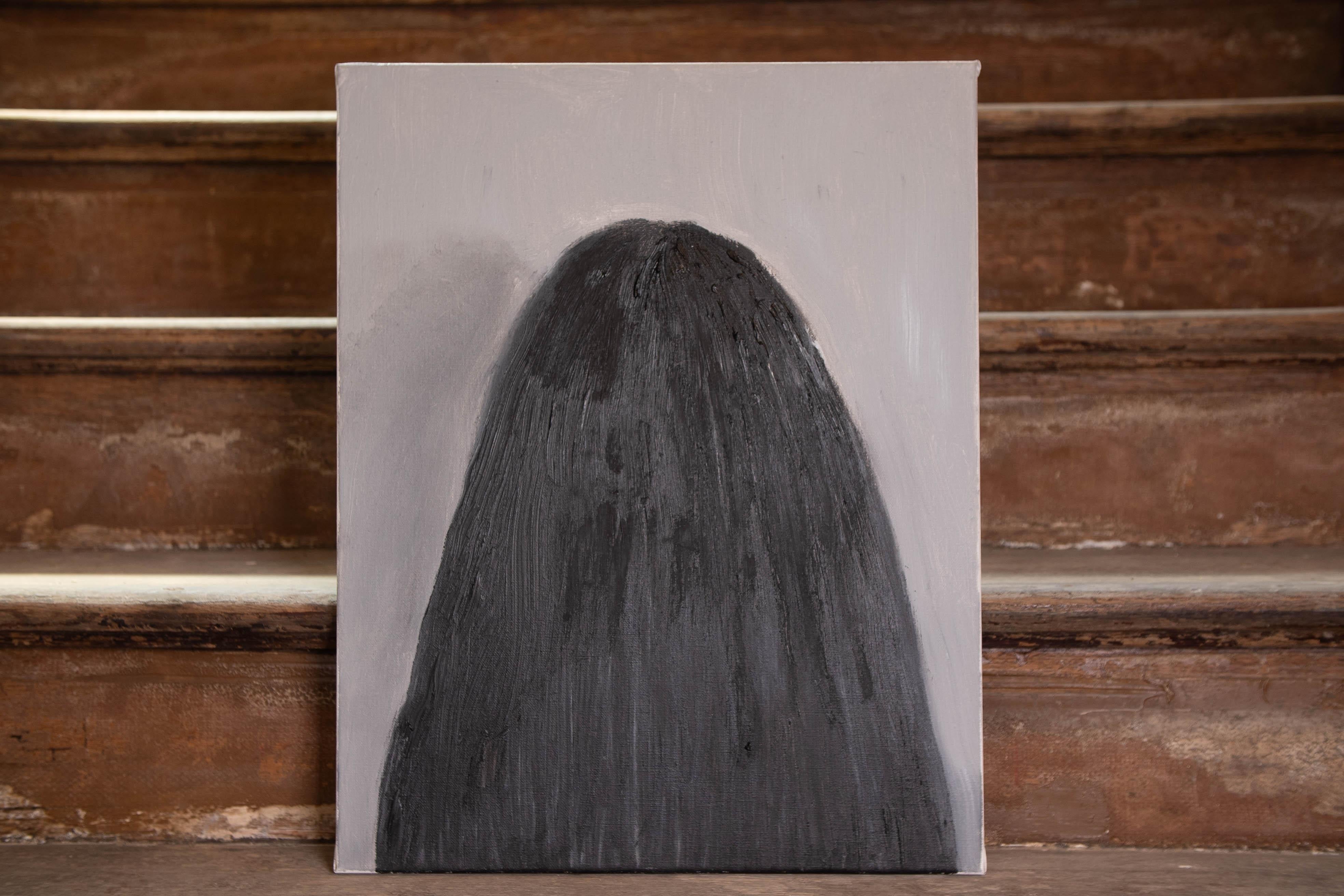 Il N'y A Pas De Vision Sans Pensée - minimalistisches Öl auf Leinwand Gemälde im Angebot 1