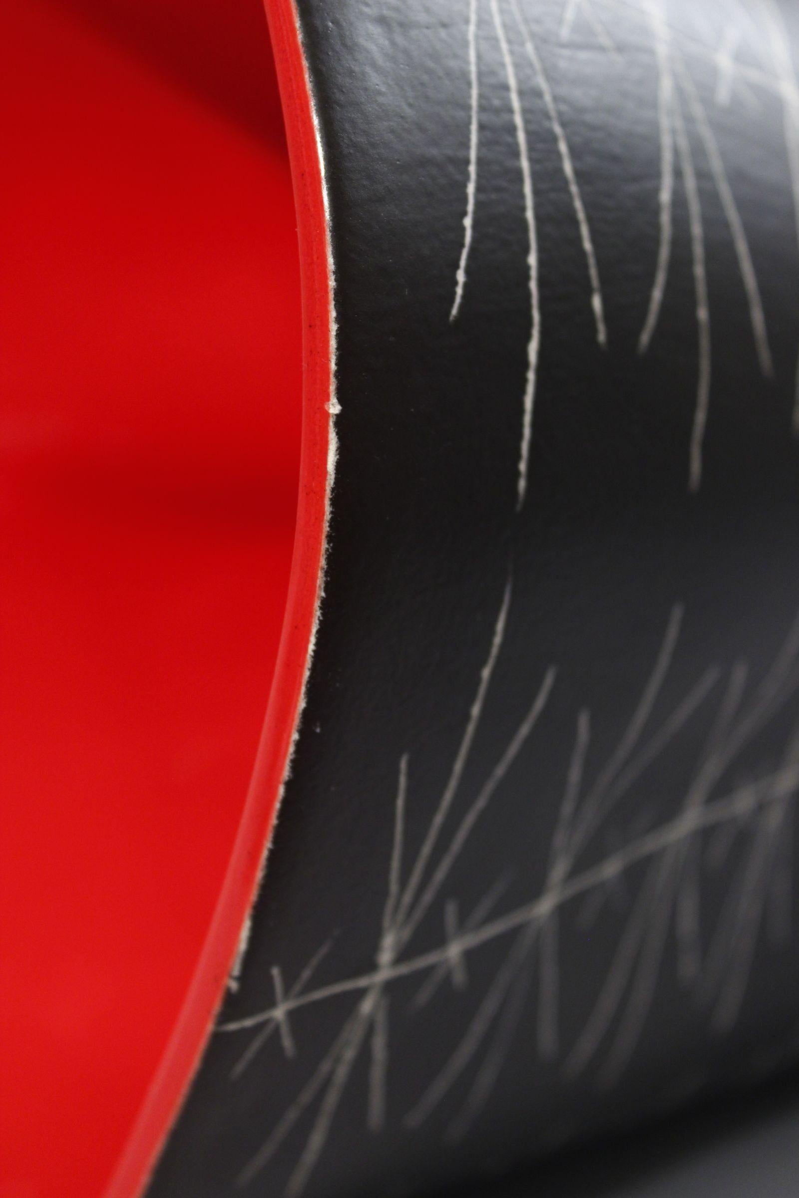 Jean De Lespinasse Großes Modell 308 Keramikvase, Nizza Frankreich 1950er Jahre im Angebot 4