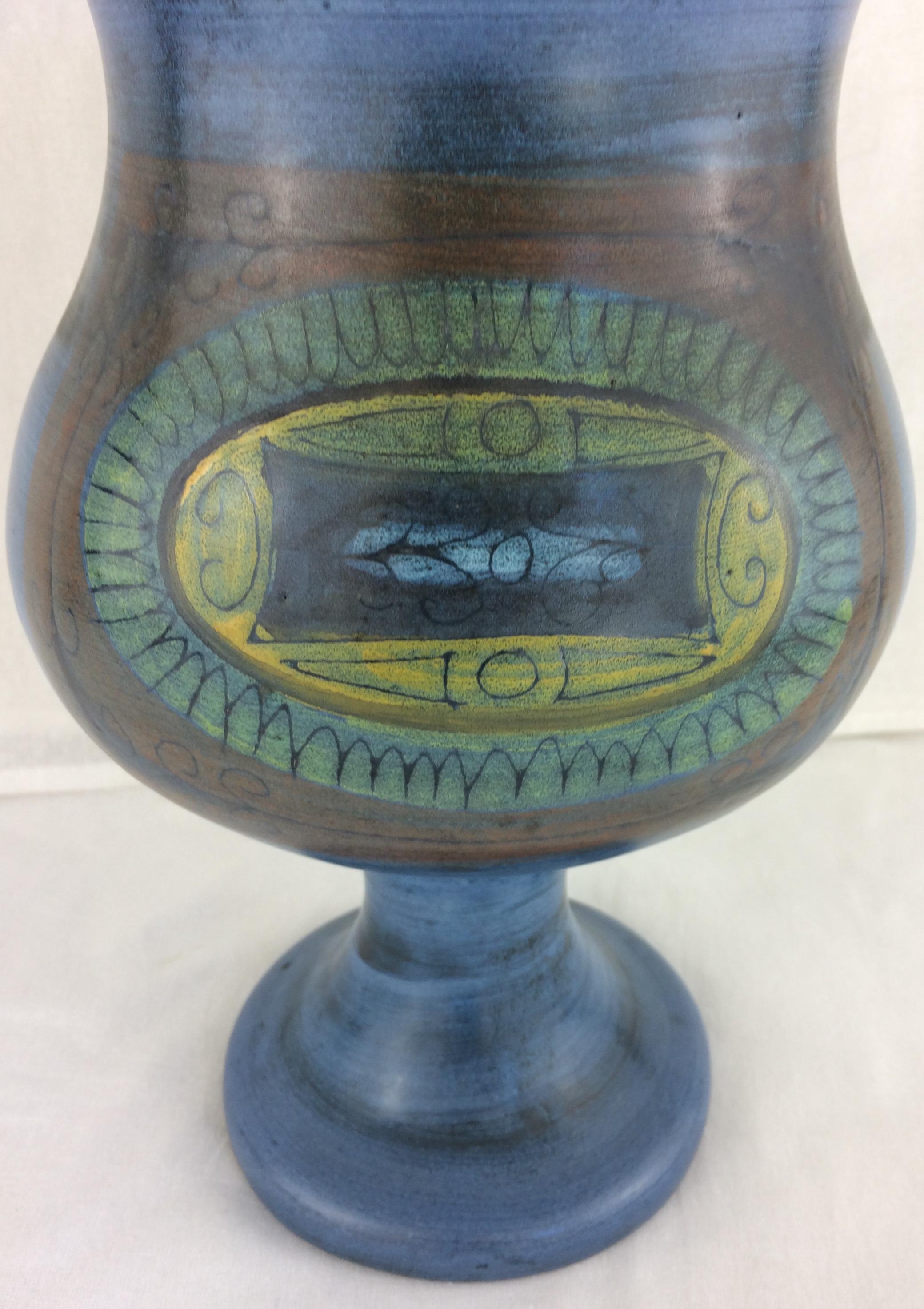 Vase en céramique du milieu du siècle de Jean de Lespinasse en vente 1