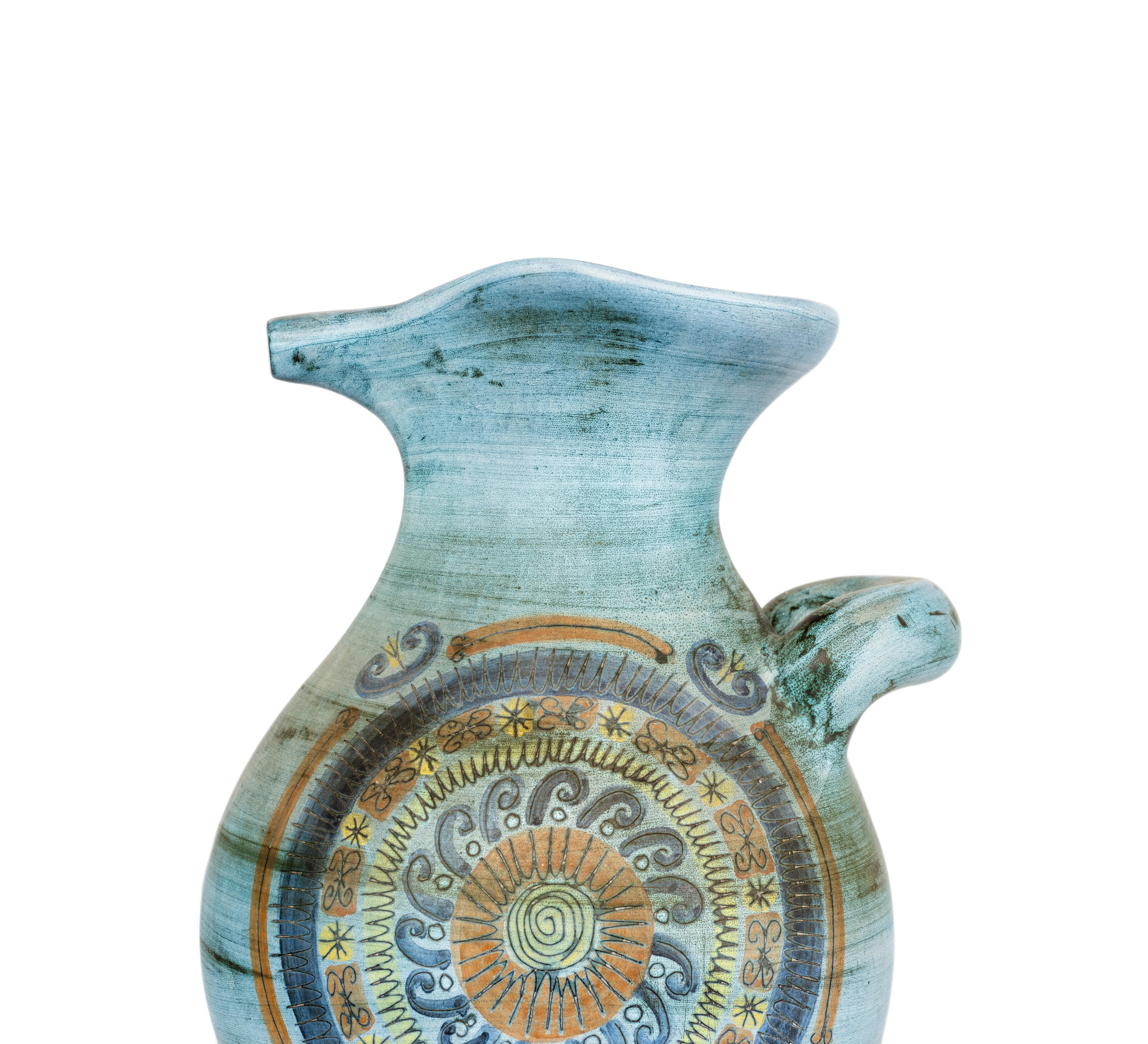 French Jean de Lespinasse Vase in Ceramics, France, 1950s For Sale