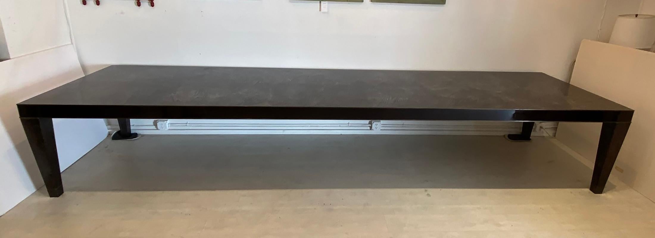 Bronze Conférence Jean de Merry - Grande table à manger Salle à manger en vente