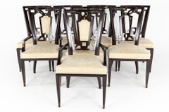 Zeitgenössische Esszimmerstühle von Jean de Merry, 8er-Set