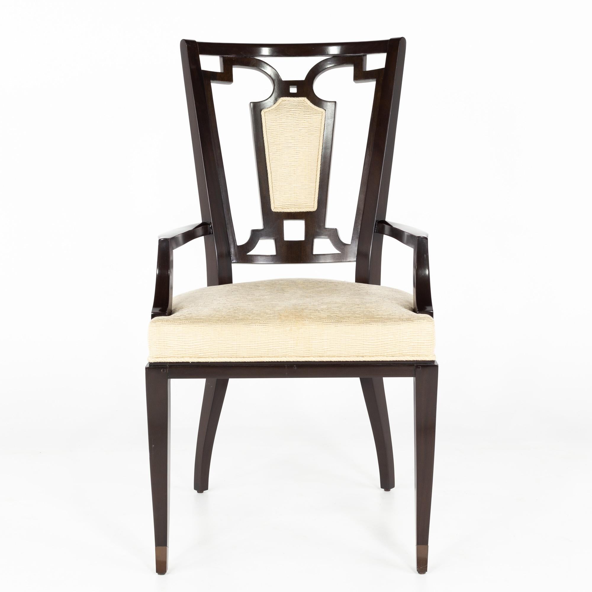 Jean de Merry Contemporary Dining Chairs, Set of 8 In Good Condition In Countryside, IL