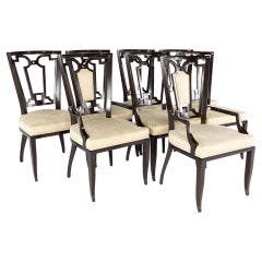 Chaises de salle à manger contemporaines Jean de Merry, lot de 8