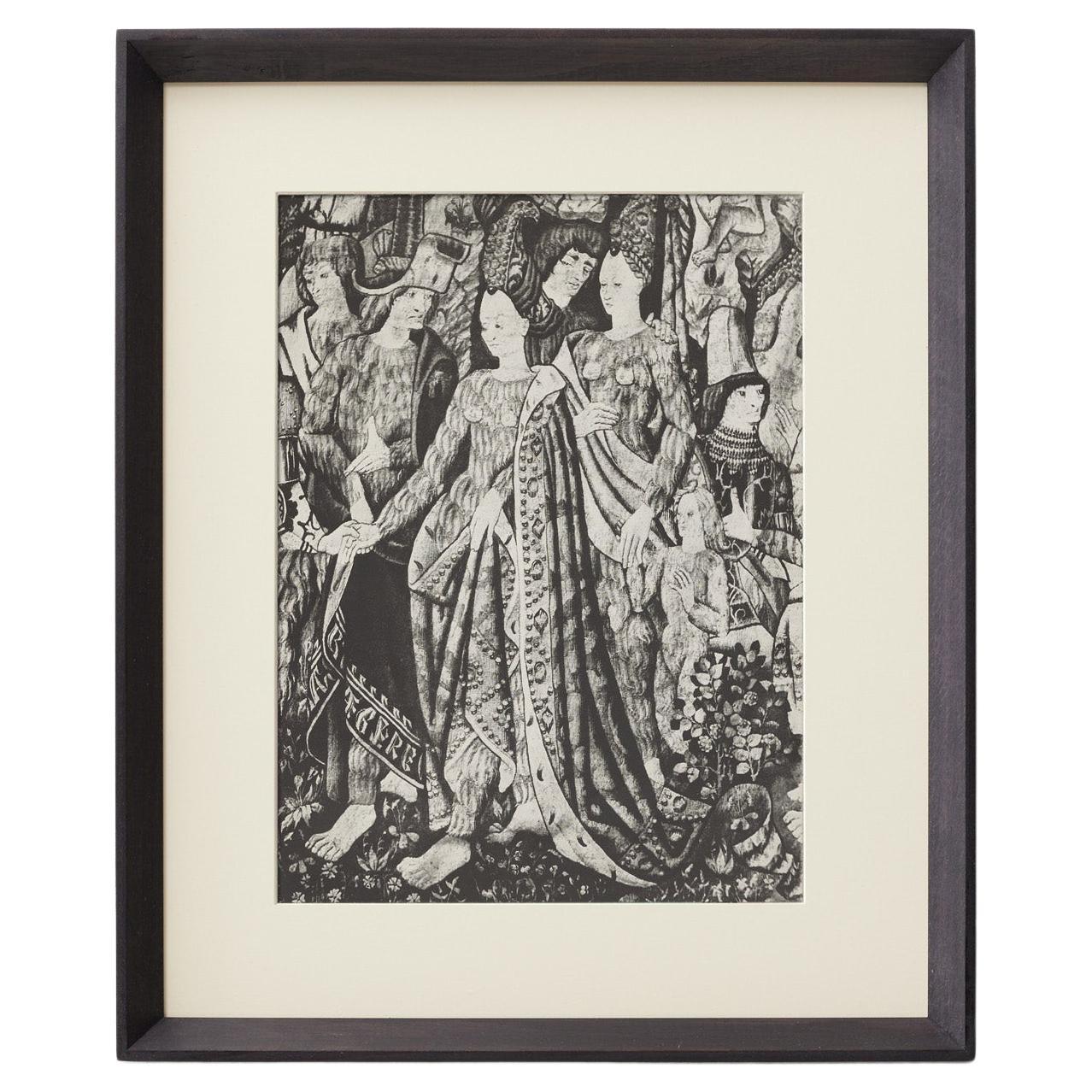 Jean-Denis Malclès Sauvage Héliogravure, Verve Magazine 1937, encadré