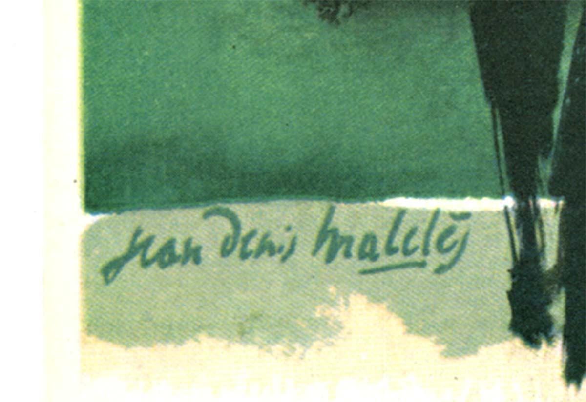 Französisches Vintage-Reiseplakat „la Baule, le Midi de la Bretagne“ (Grün), Landscape Print, von Jean-Denis Malclès