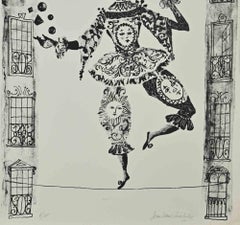 Harlequin - Lithograph by Jean Denis Malclès - 1970s