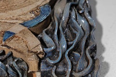 Jean Derval ceramic bas-relief depicting a woman with a bull - J625