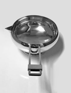 Jean Després 950 Std Silver Saucepan Aperitif Server, France, circa 1950