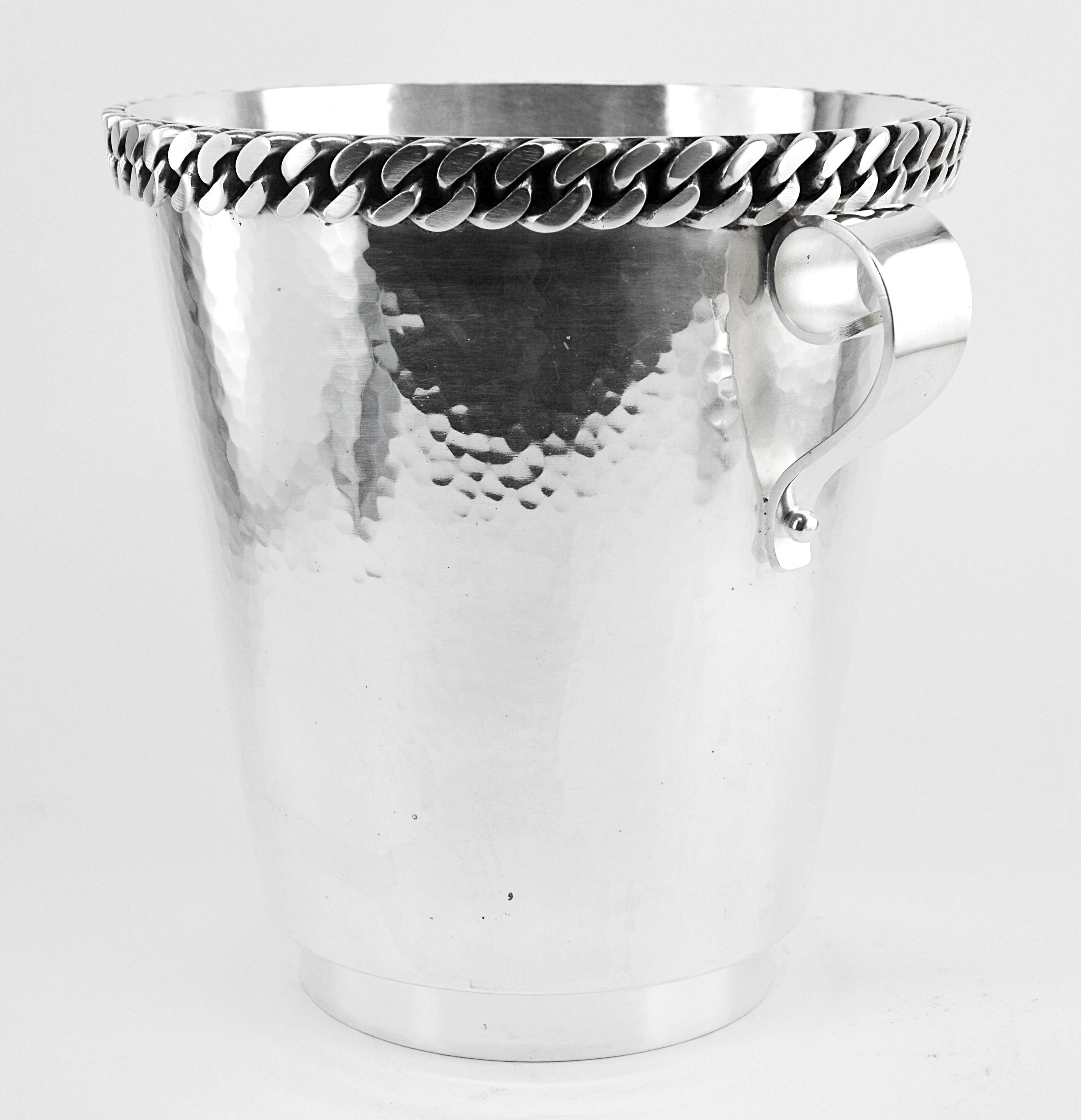 Cubo de champán Jean Despres, 1950 Moderno en venta