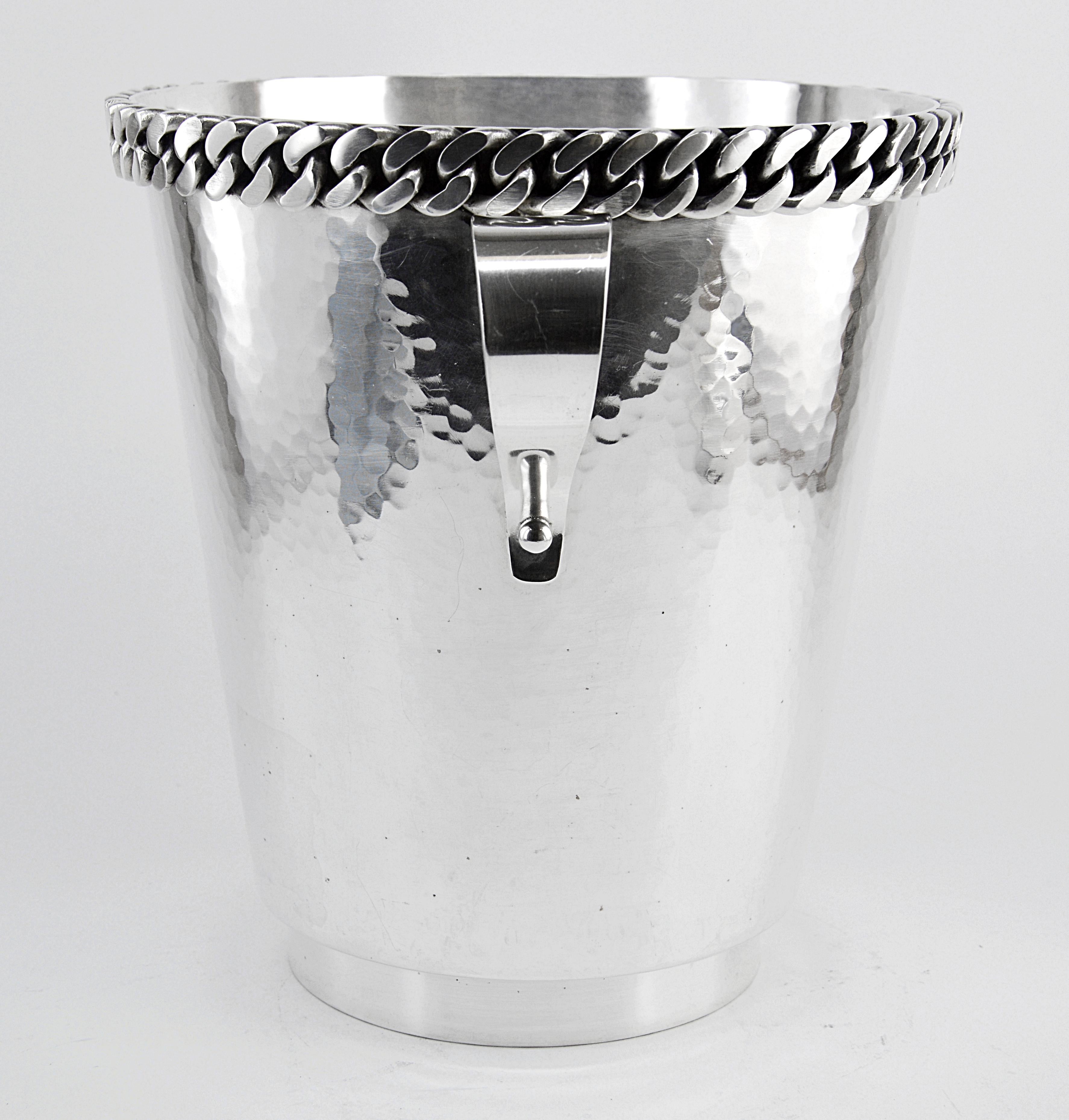 Cubo de champán Jean Despres, 1950 Francés en venta