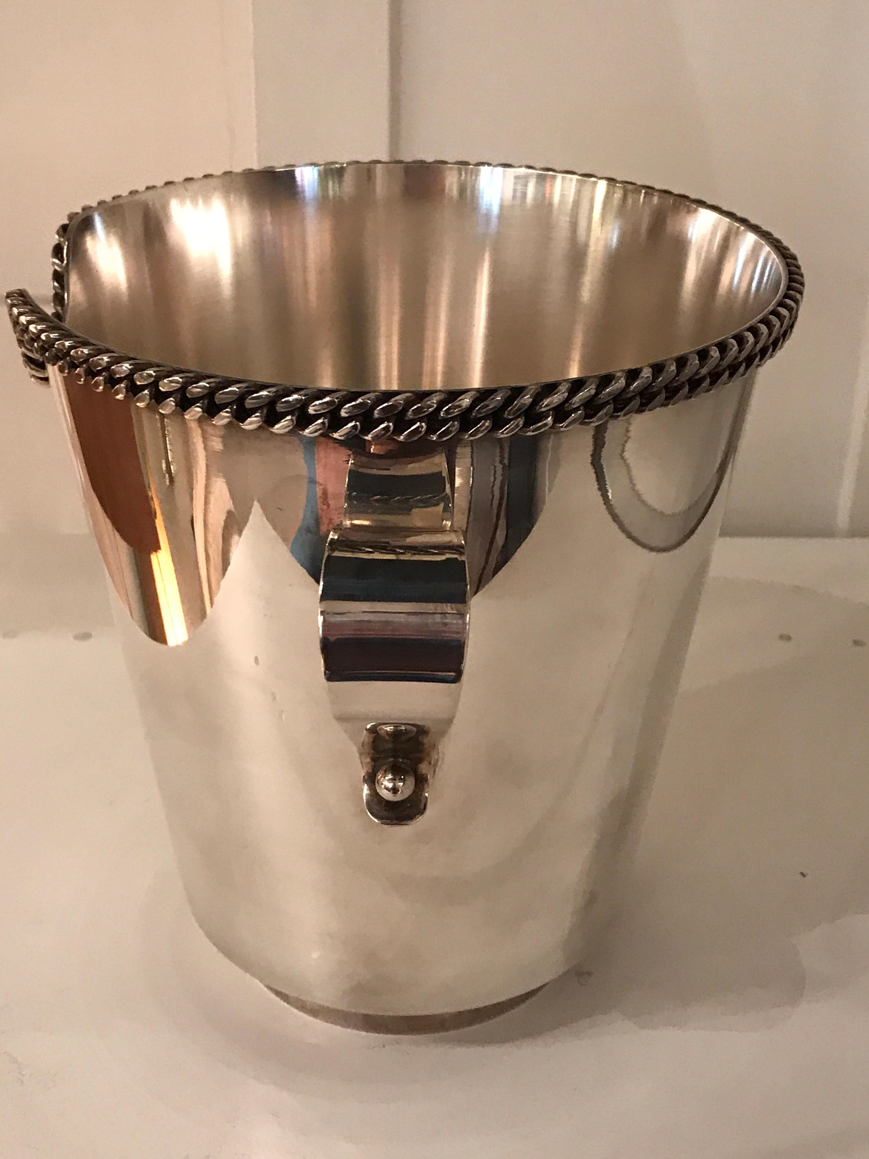 French Jean Despres Champagne Bucket