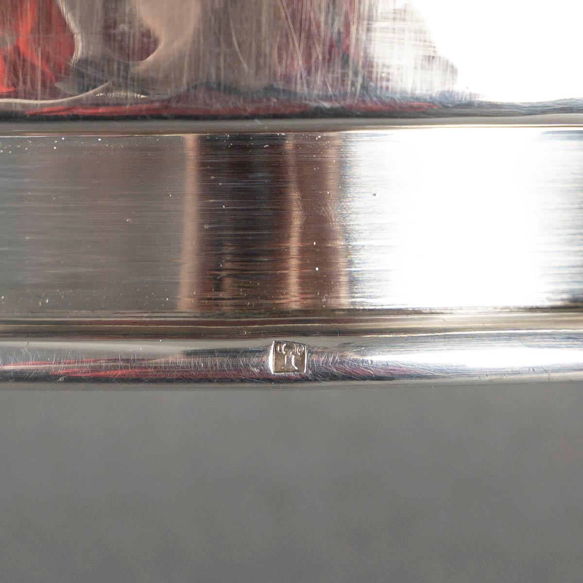 Jean Despres - Modernista Art Decó Cubo de champán Metal plateado martillado en Bueno estado para la venta en Boulogne Billancourt, FR