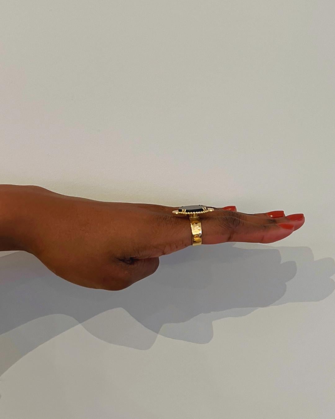 jean despres gold ring
