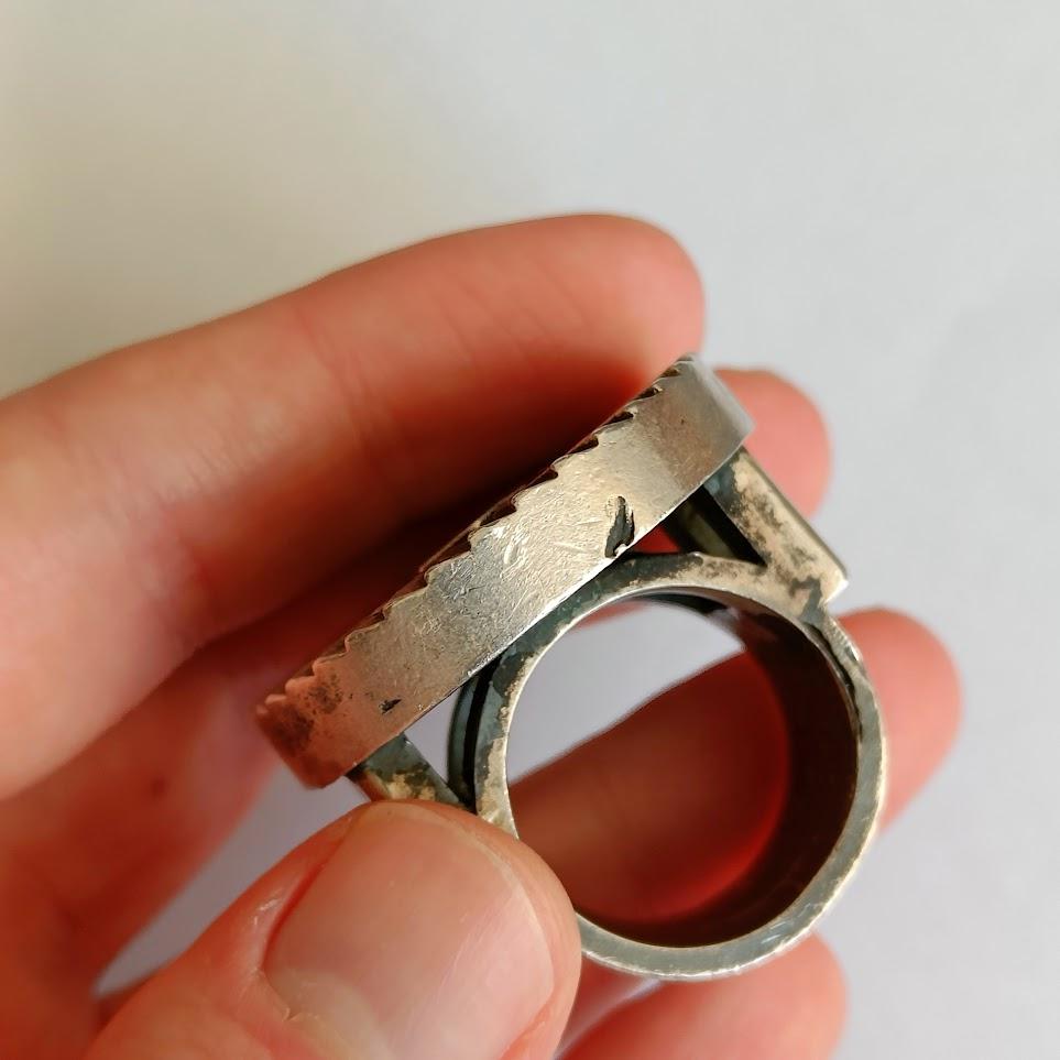 Jean Despres Silver Men Ring 