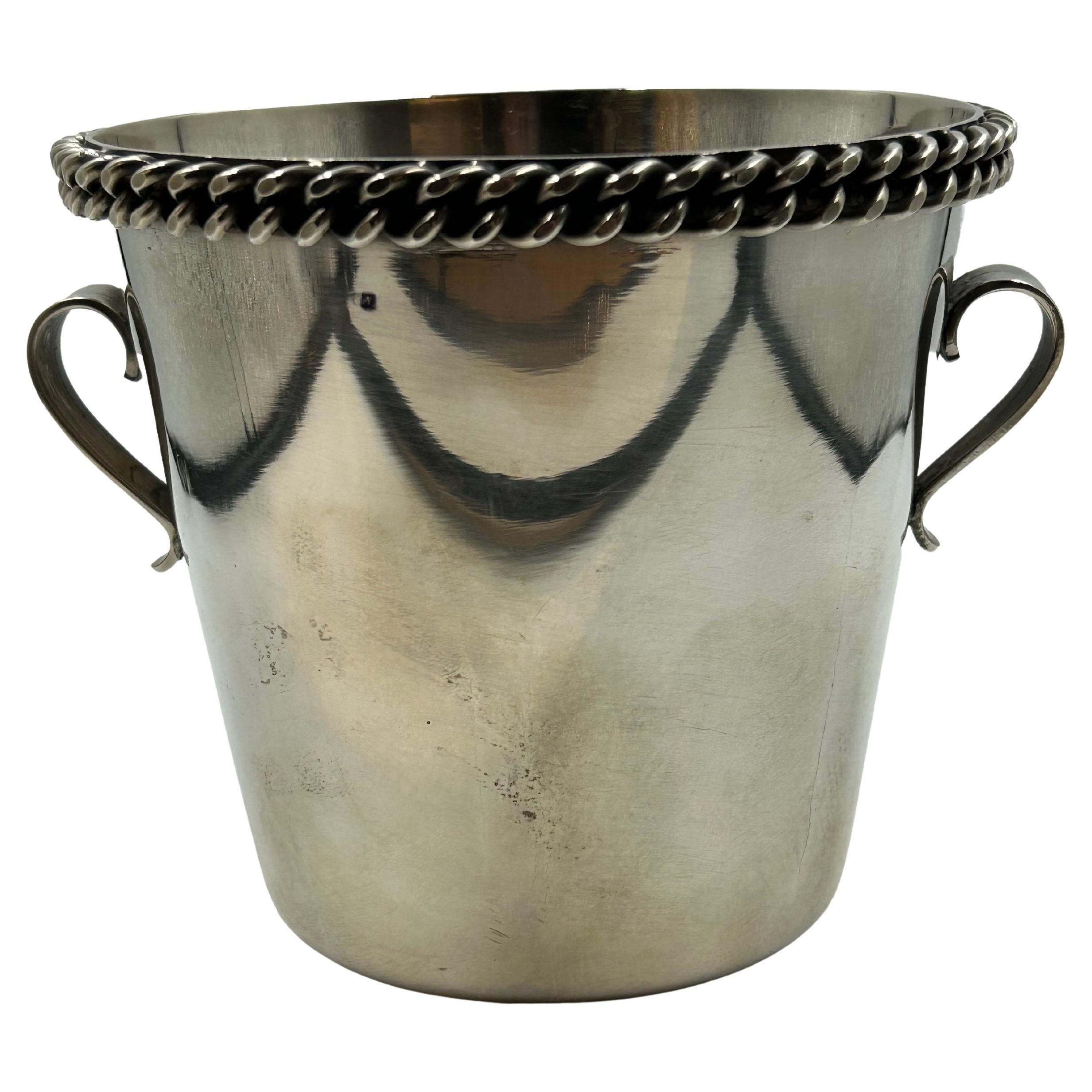 Jean Despres Silver Metal Cooler