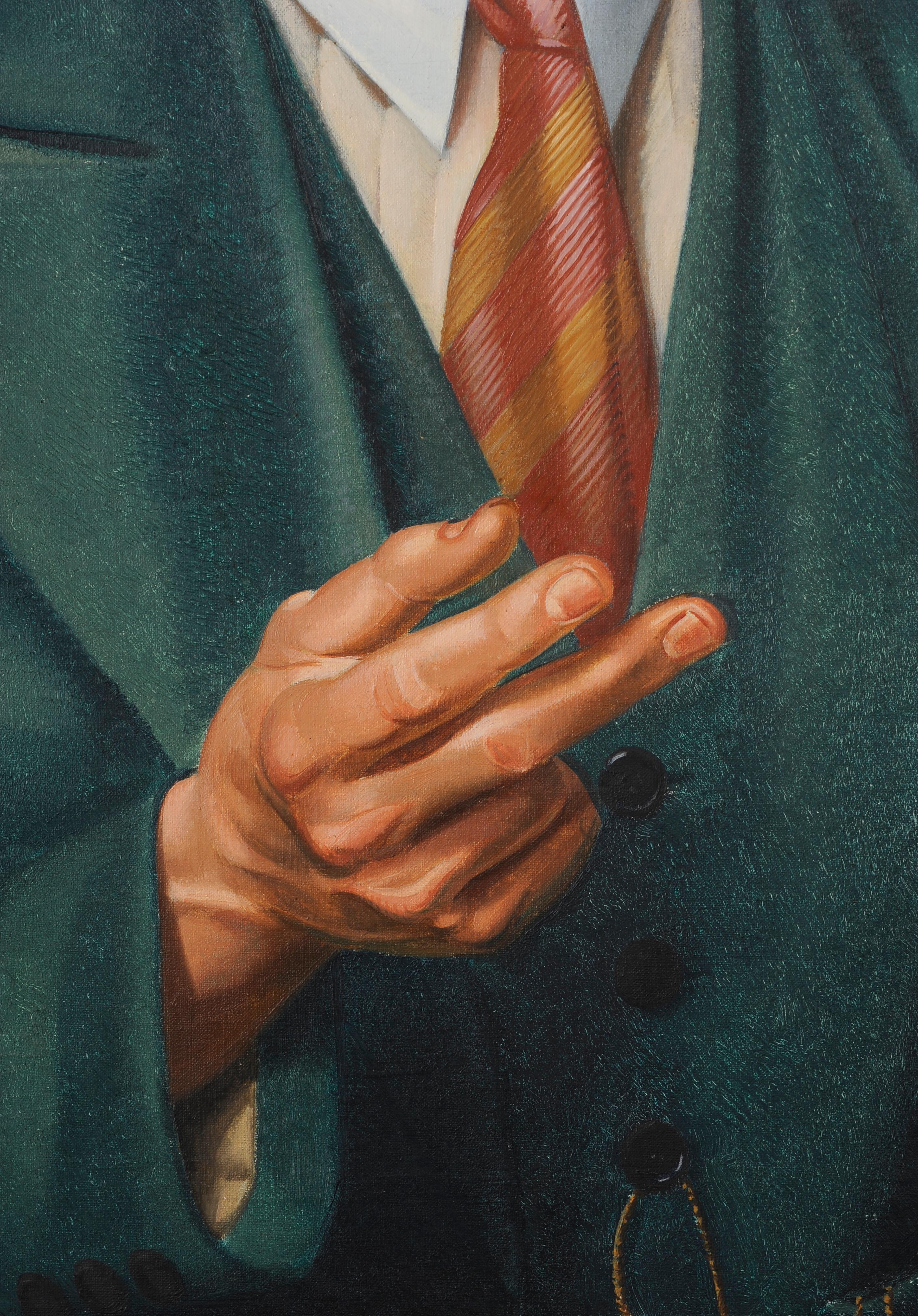 Jean DESPUJOLS
(Salles 1886 - Shreveport 1965)
Porträt eines Henri Martin, Bürgermeister von Saint Médard en Jalles (Gironde)
Öl auf Leinwand
H. 75 cm; L. 60 cm
Signiert unten rechts
um 1920/25

Bibliographie: Esprit des Landes, Jacques Sargos,