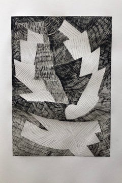 French Avant Garde Bold Abstract Geometric Aquatint Etching Op Art Kinetic