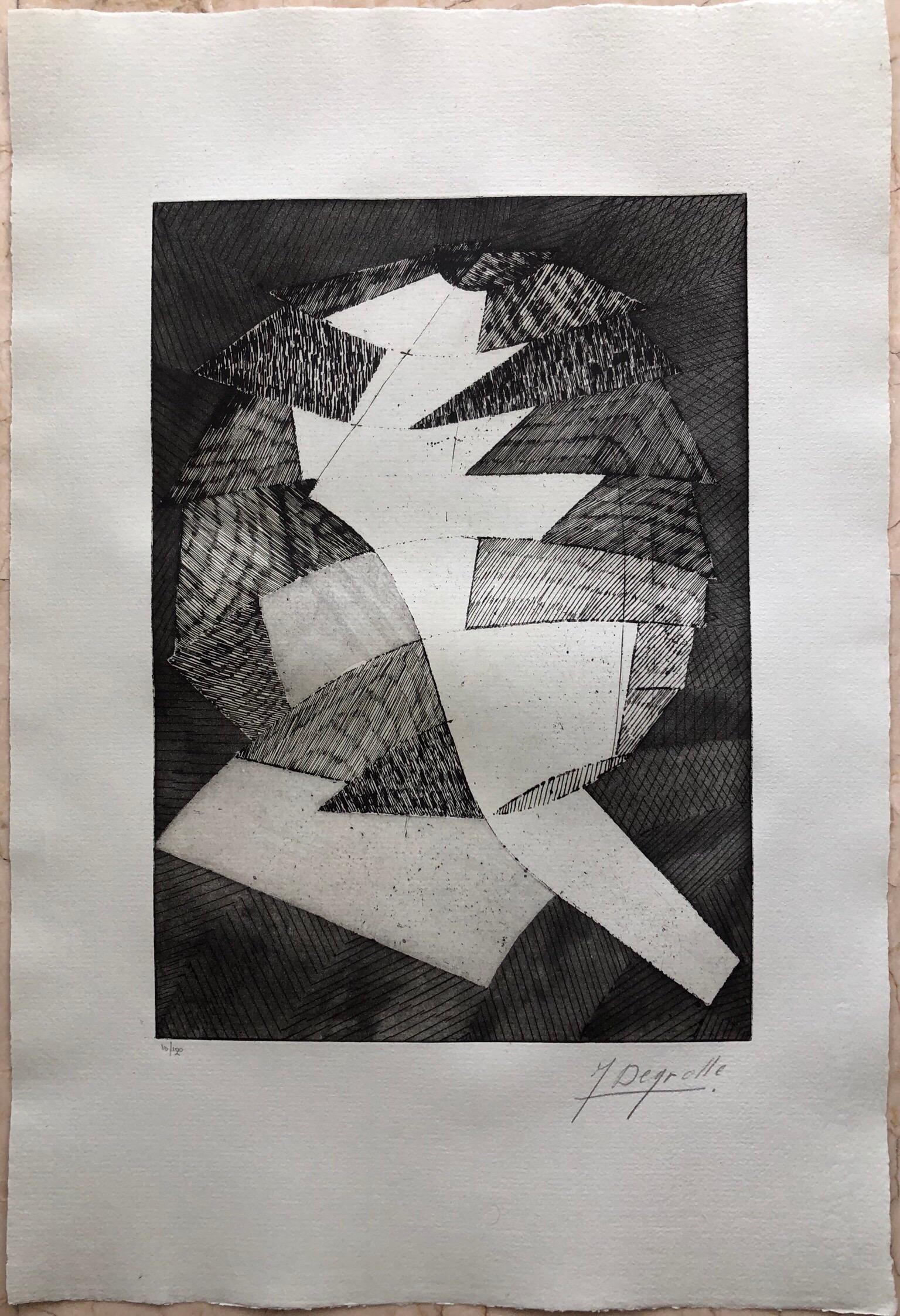 abstract etching