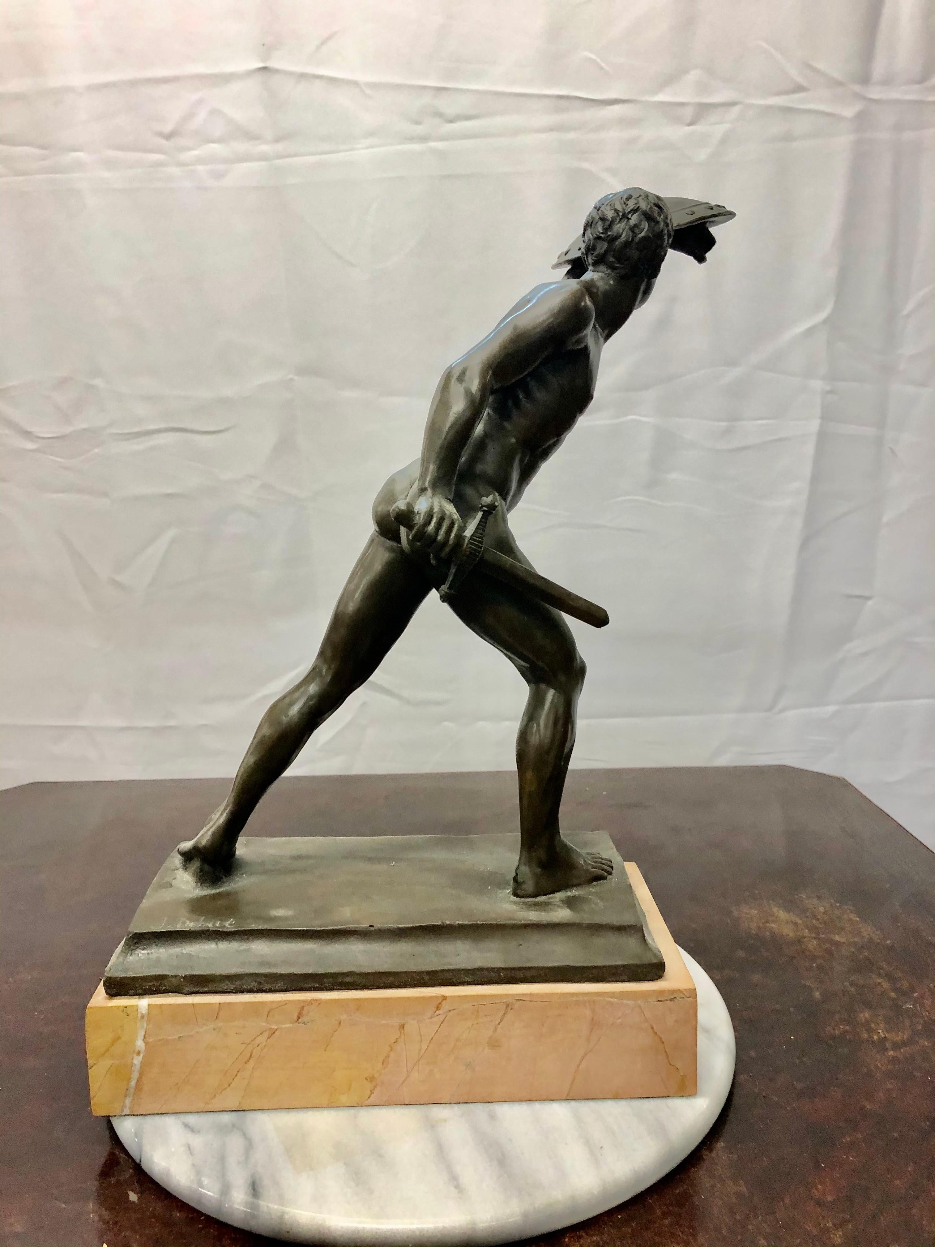 Jean Debut Gladiator Bronze For Sale 4