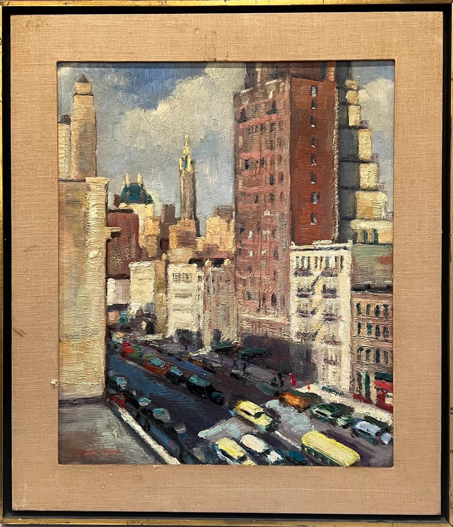 Broadway - Painting de Jean Dominique van Caulaert