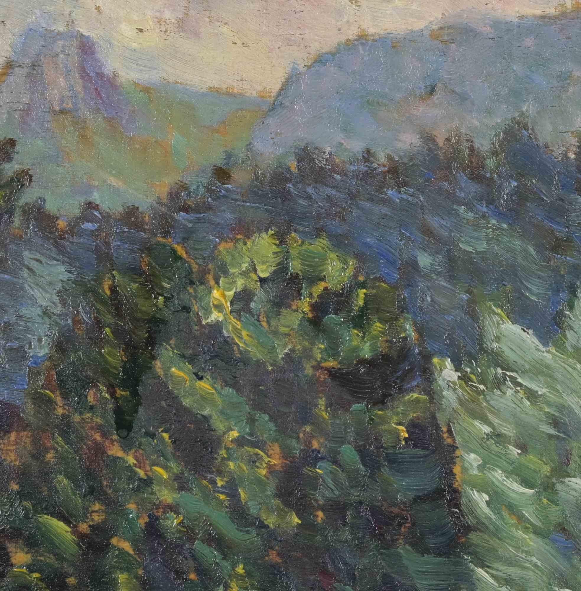 Alberi - Dipinto di Jean Dreyfus-Stern - 1930 in vendita 1