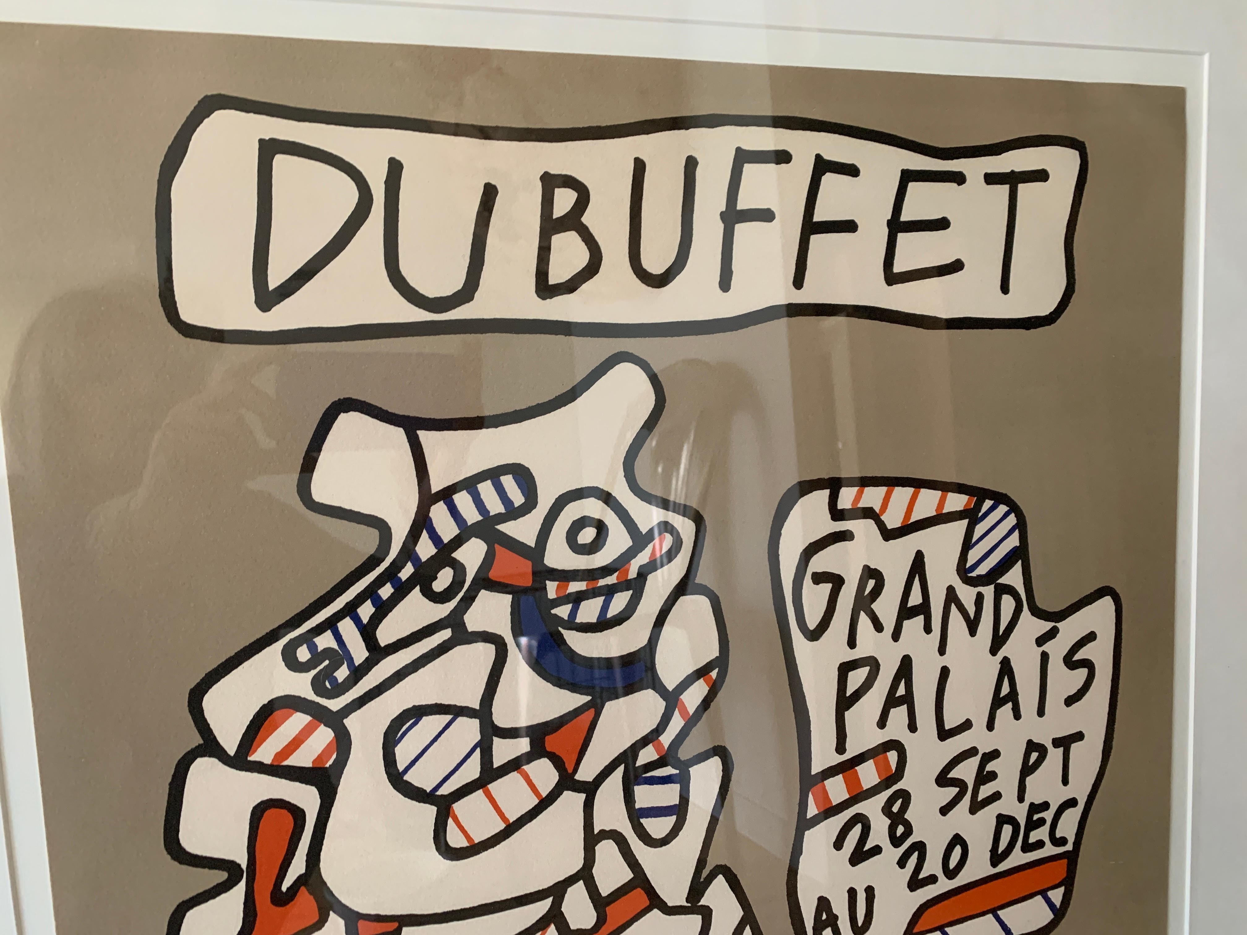 Grand Palais Signed Numbered Modern Master Lithograph - Print by Jean Dubuffet