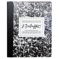 Libro de Jean Dubuffet "Brefs Excercices D'ecole Journalière", hacia 1980