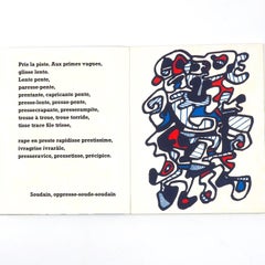 Jean Dubuffet , Cerceaux ‘Sorcellent Limited Edition, 1st 1967