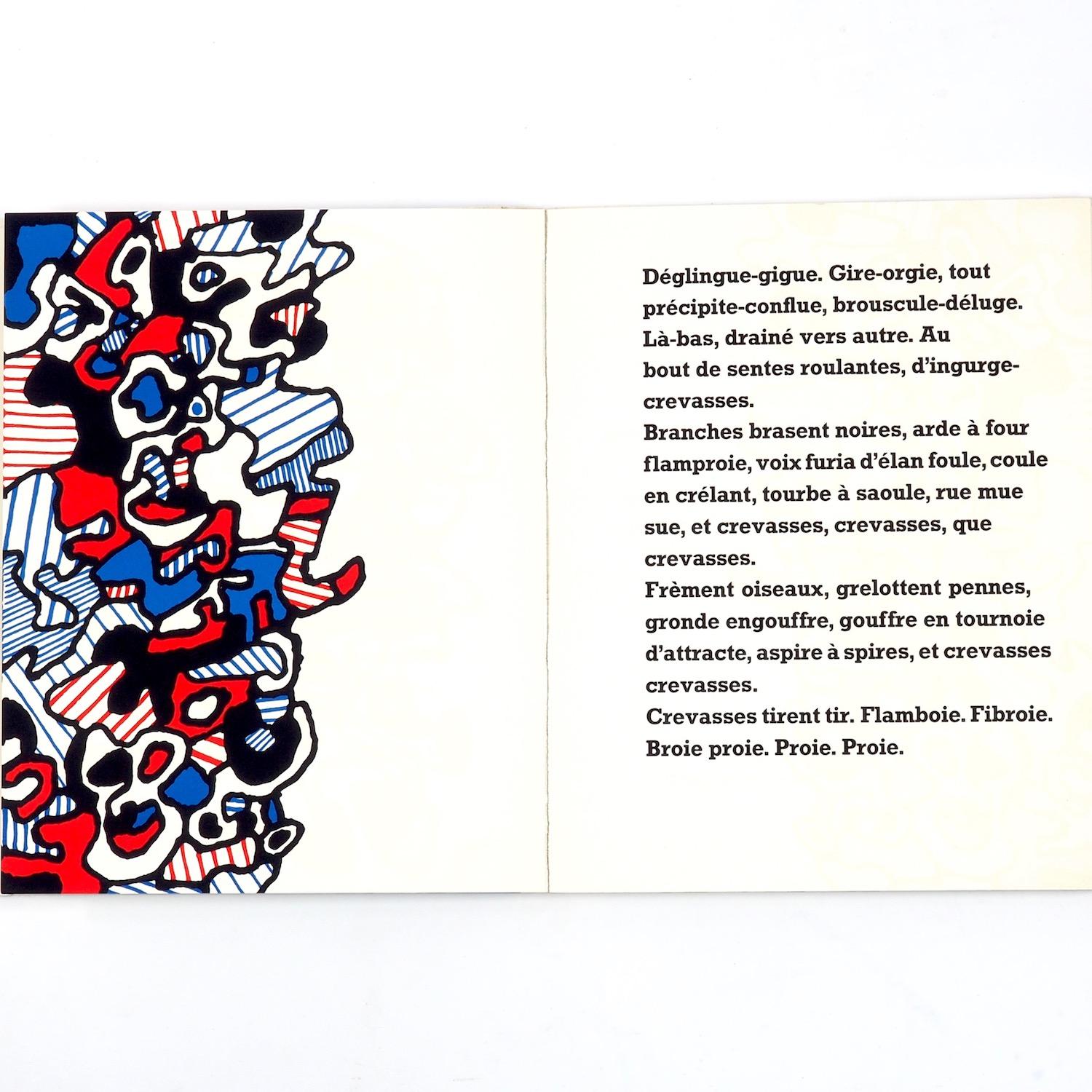 Mid-Century Modern Jean Dubuffet , Cerceaux ‘Sorcellent Limited Edition, 1st 1967 For Sale