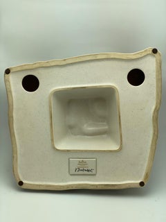 Jean Dubuffet, " Encrier" ceramic sculpture " by Rosenthal Germany.signed.10/25