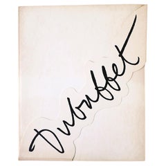 Catalogo della mostra di Jean Dubuffet Libro Pace Gallery New York, 1982