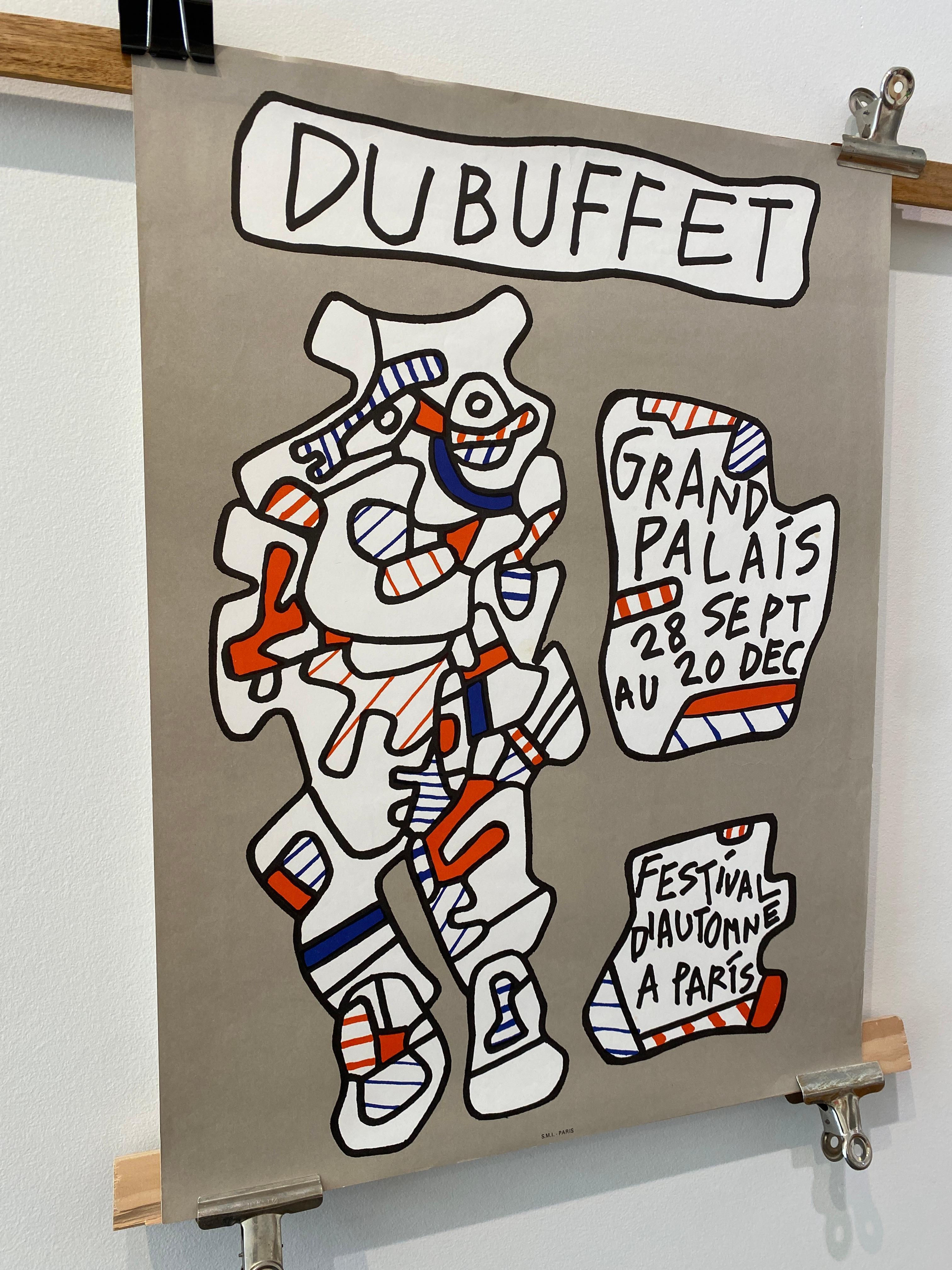 Jean Dubuffet, 'Festival D'automne a Paris' Original Vintage Exhibition Poster im Angebot 4