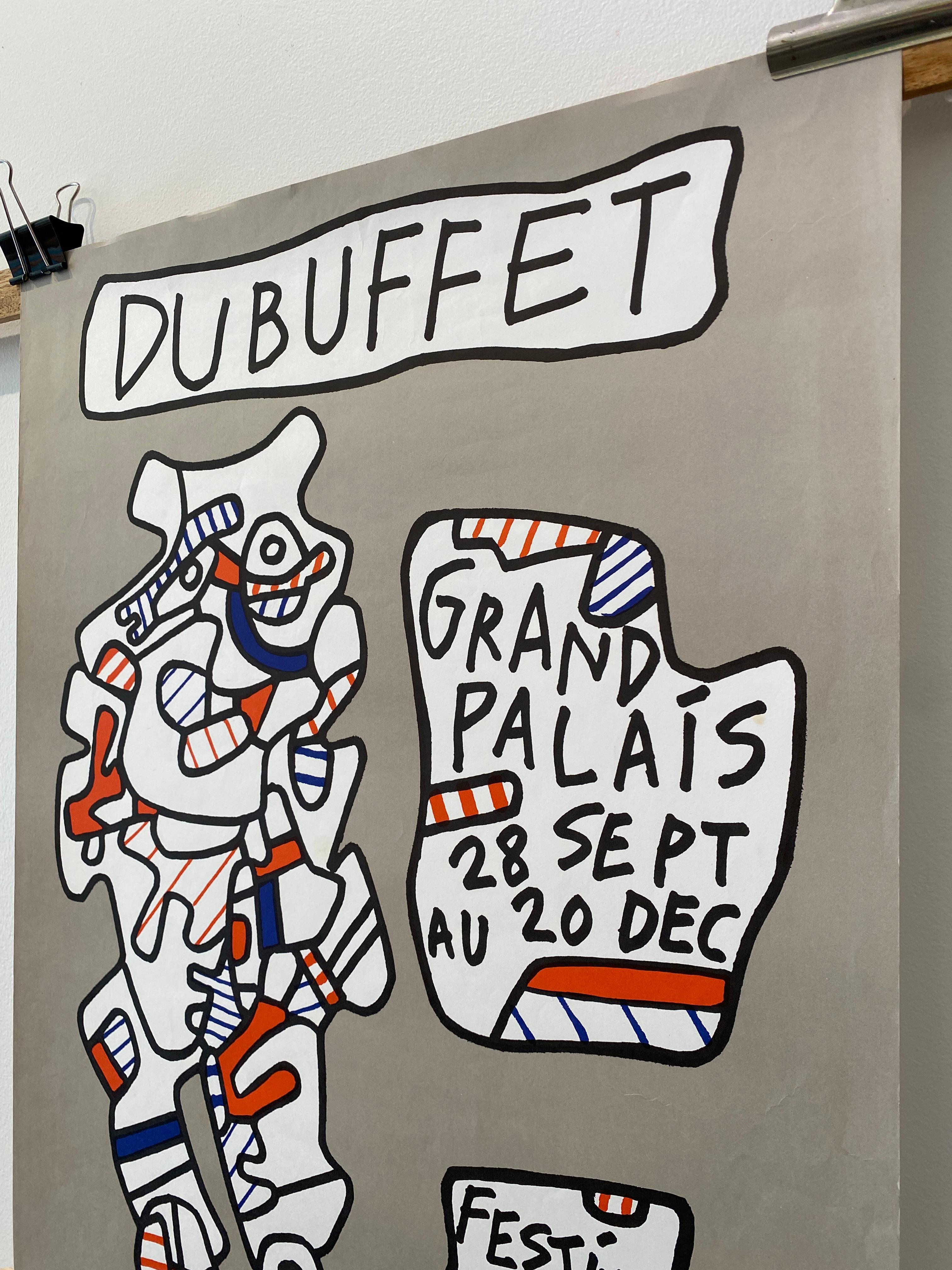 Jean Dubuffet, 'Festival D'automne a Paris' Original Vintage Exhibition Poster im Angebot 6