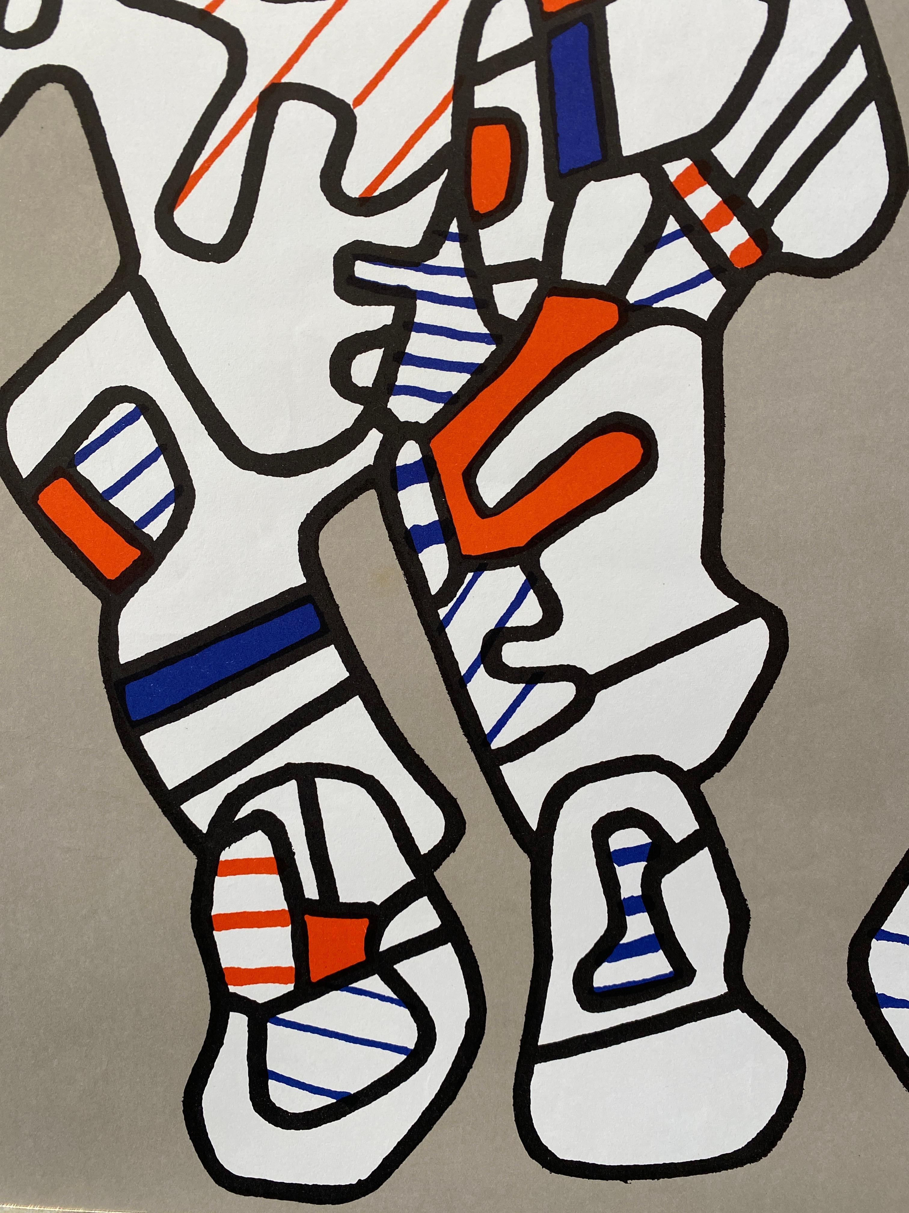 Jean Dubuffet, 'Festival D'automne a Paris' Original Vintage Exhibition Poster im Angebot 2