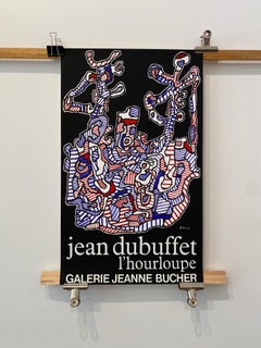 Jean Dubuffet Galerie Jeanne Bucher, Original-Vintage-Poster, 1964