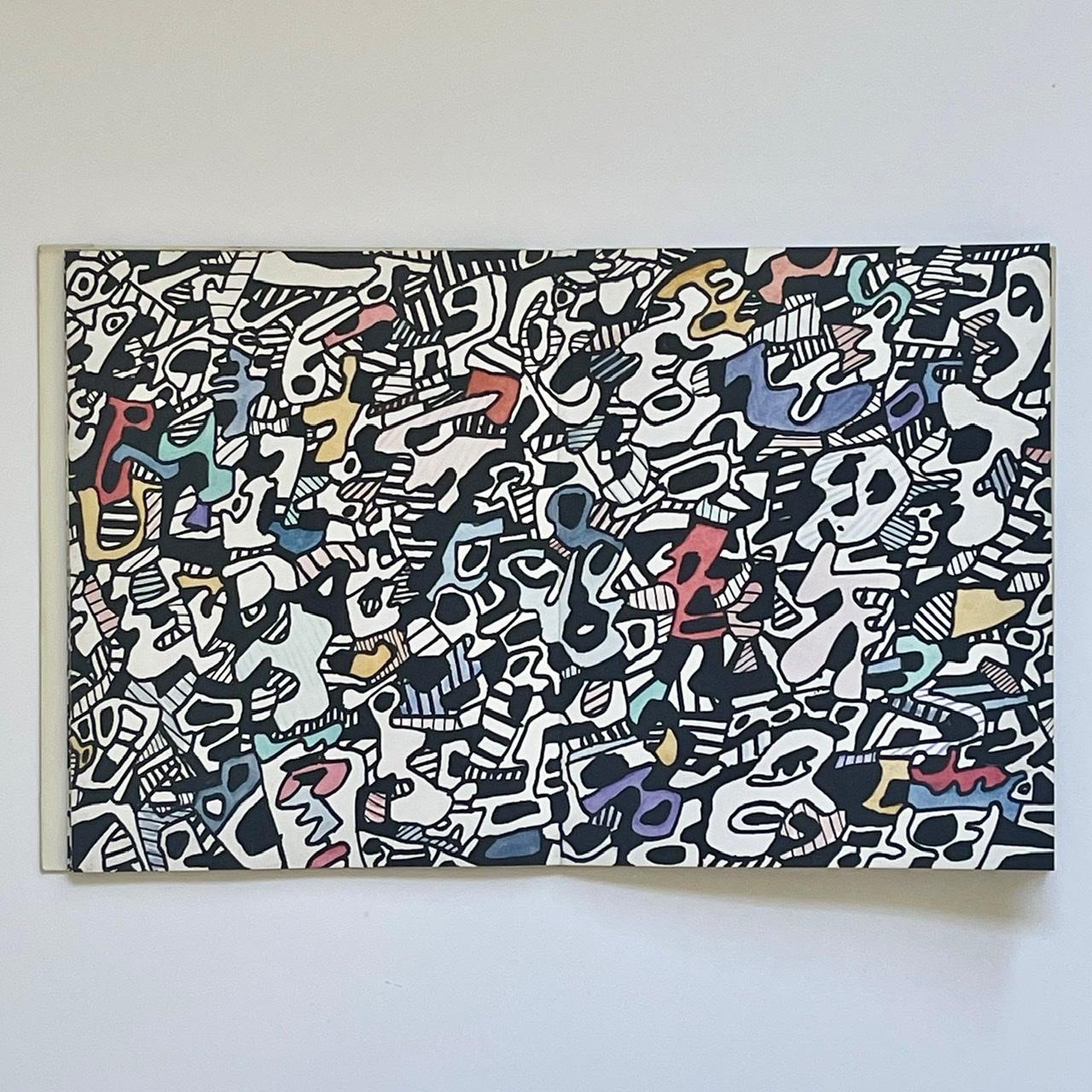 Jean Dubuffet, Parade Funèbre pour Charles Estienne.
Published by Editions Jeanne Bucher, 1967.
Limited to 450 copies of which this is example 324 of 400 numbered copies. 

A fine publication in very good condition including original tissue