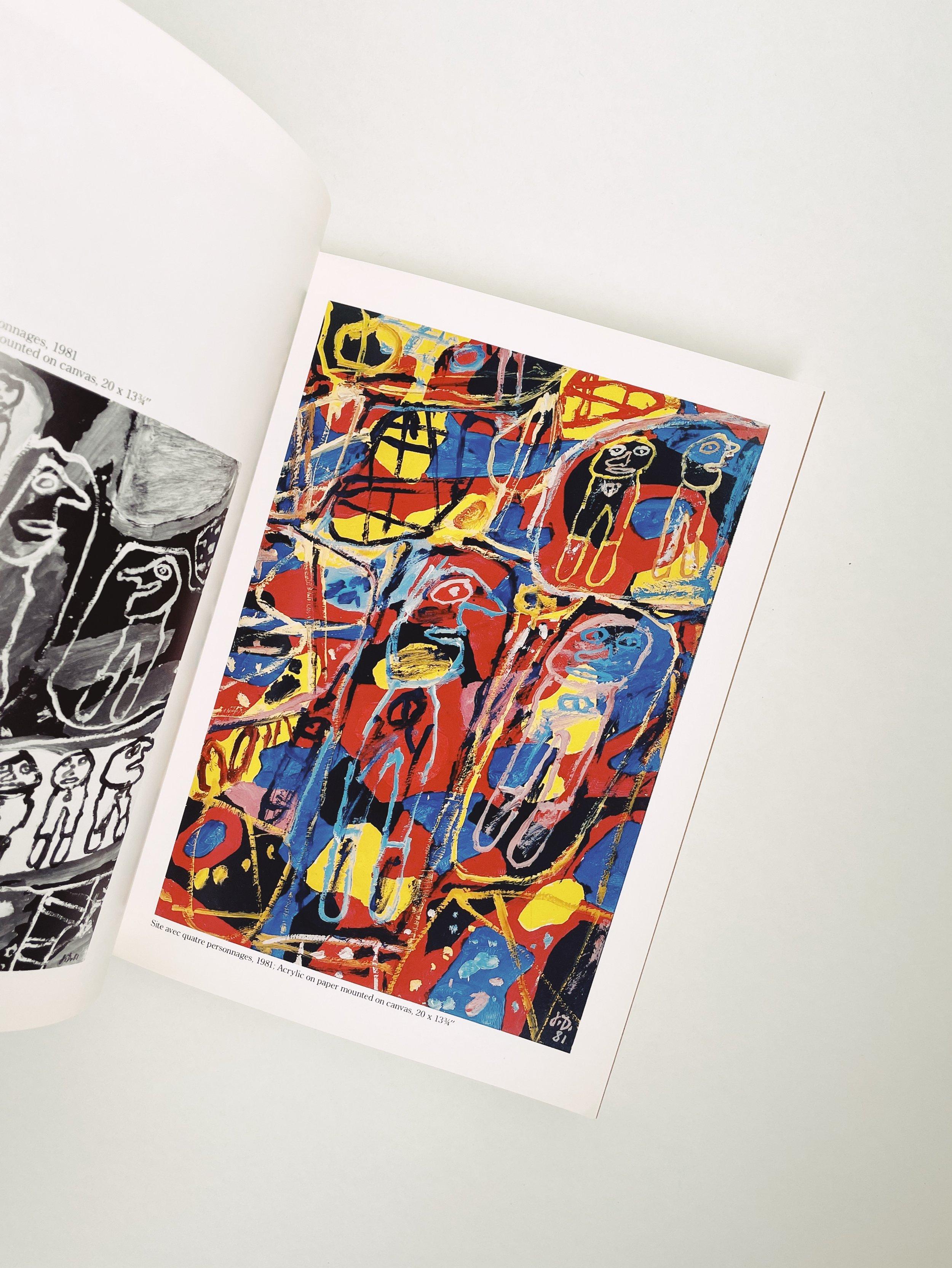 Late 20th Century Jean Dubuffet Partitions 1980-1981 / Psycho-Sites Puzzle and Exhibition Catalog For Sale