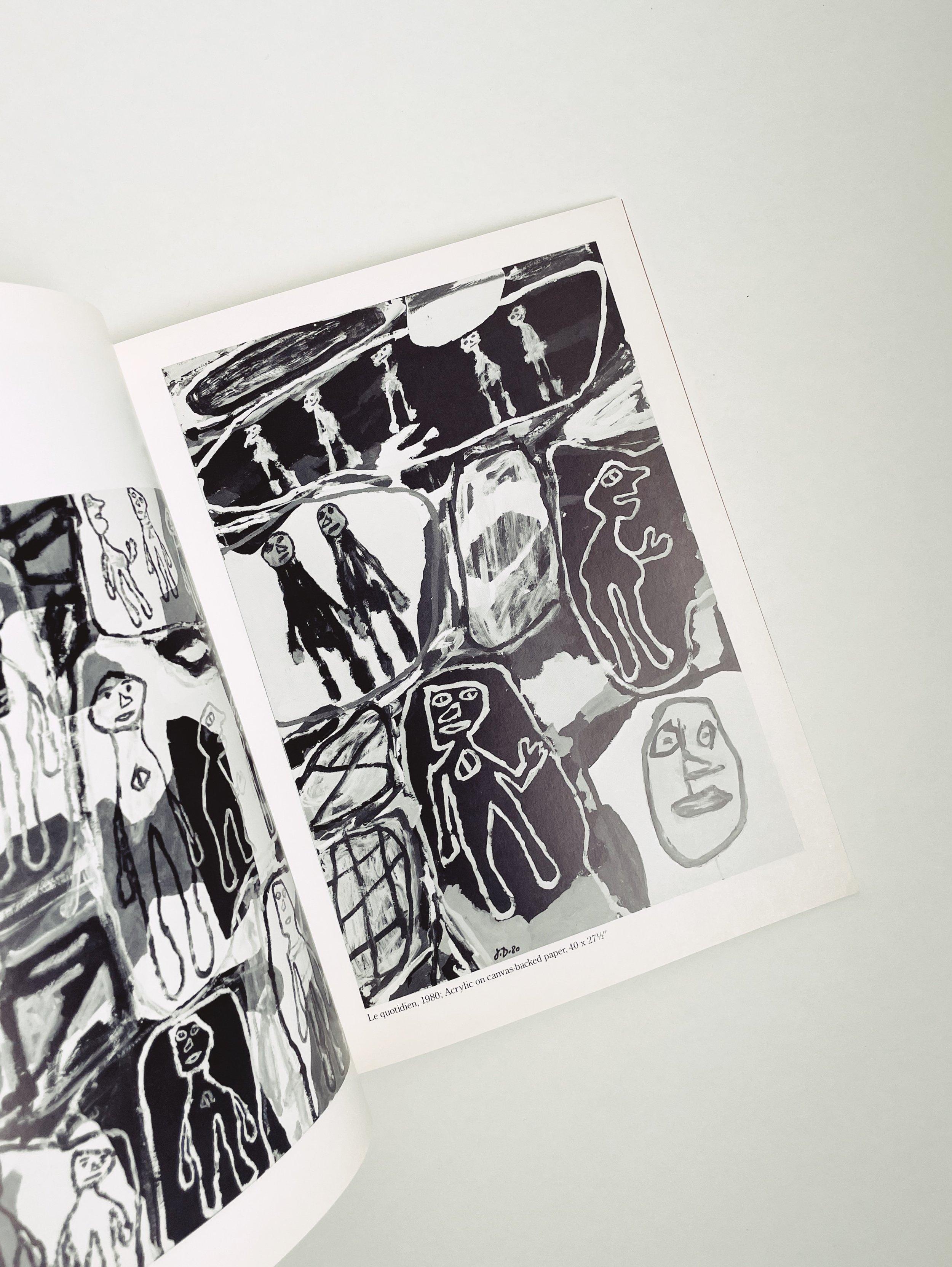 Paper Jean Dubuffet Partitions 1980-1981 / Psycho-Sites Puzzle and Exhibition Catalog For Sale