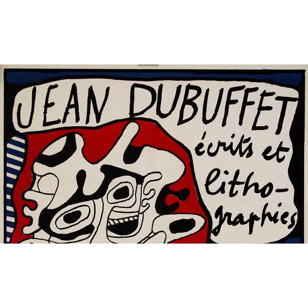 1968 original poster by Jean Dubuffet - Ecrits et lithographies in Paris For Sale 2
