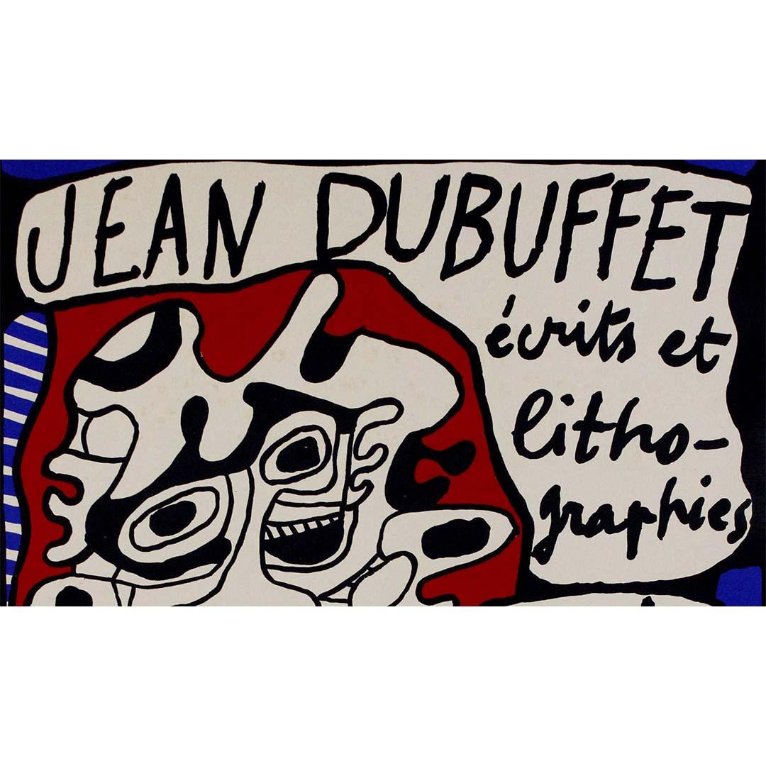 1968 Serigrafia originale di Jean Dubuffet - Ecritte e litografie in vendita 1