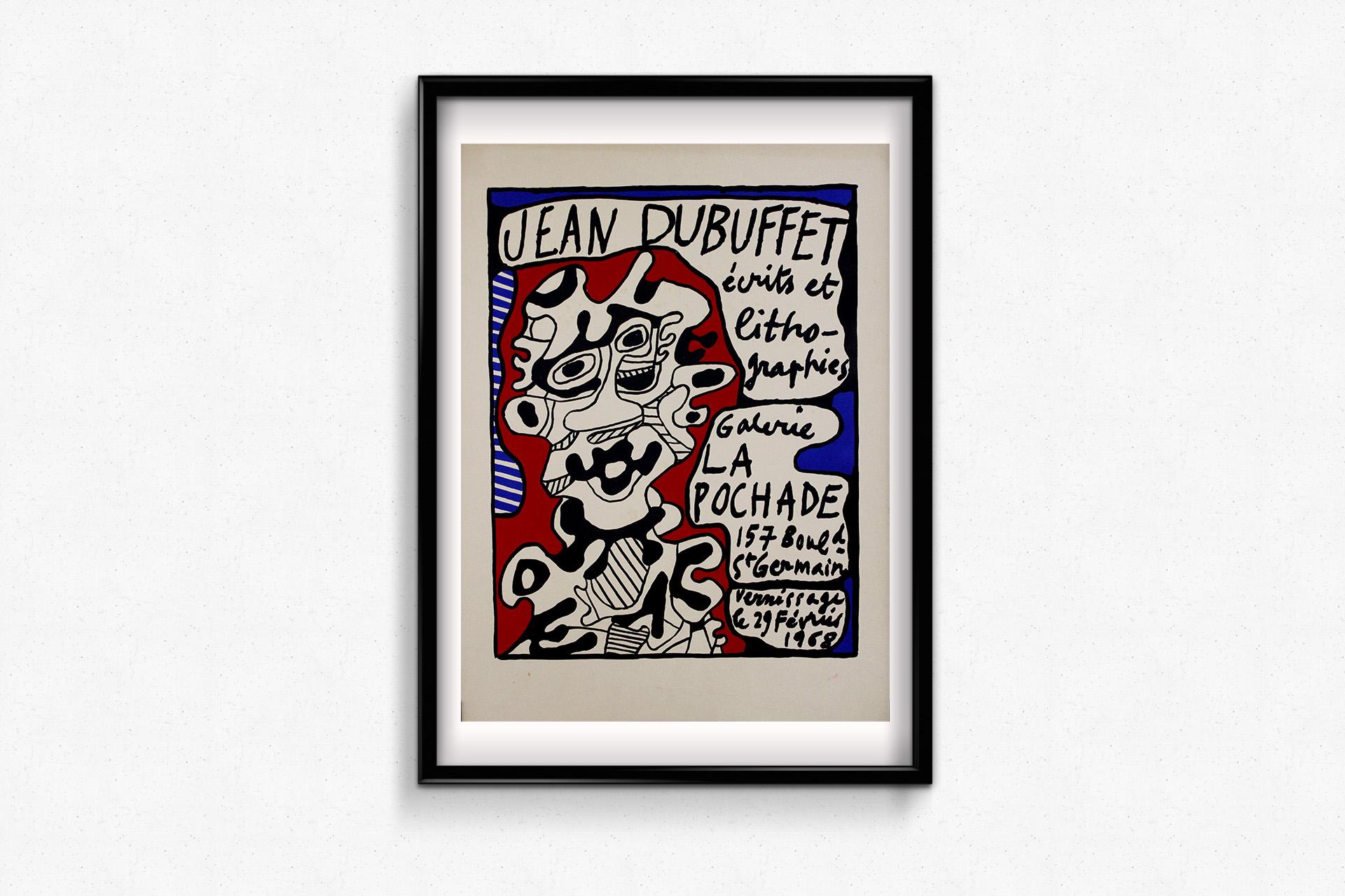 1968 Serigrafia originale di Jean Dubuffet - Ecritte e litografie in vendita 3