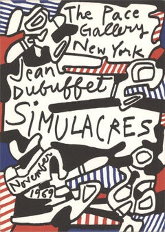 1969 After Jean Dubuffet 'Simulacres-Deck of 50 cards' Modernism Multicolor