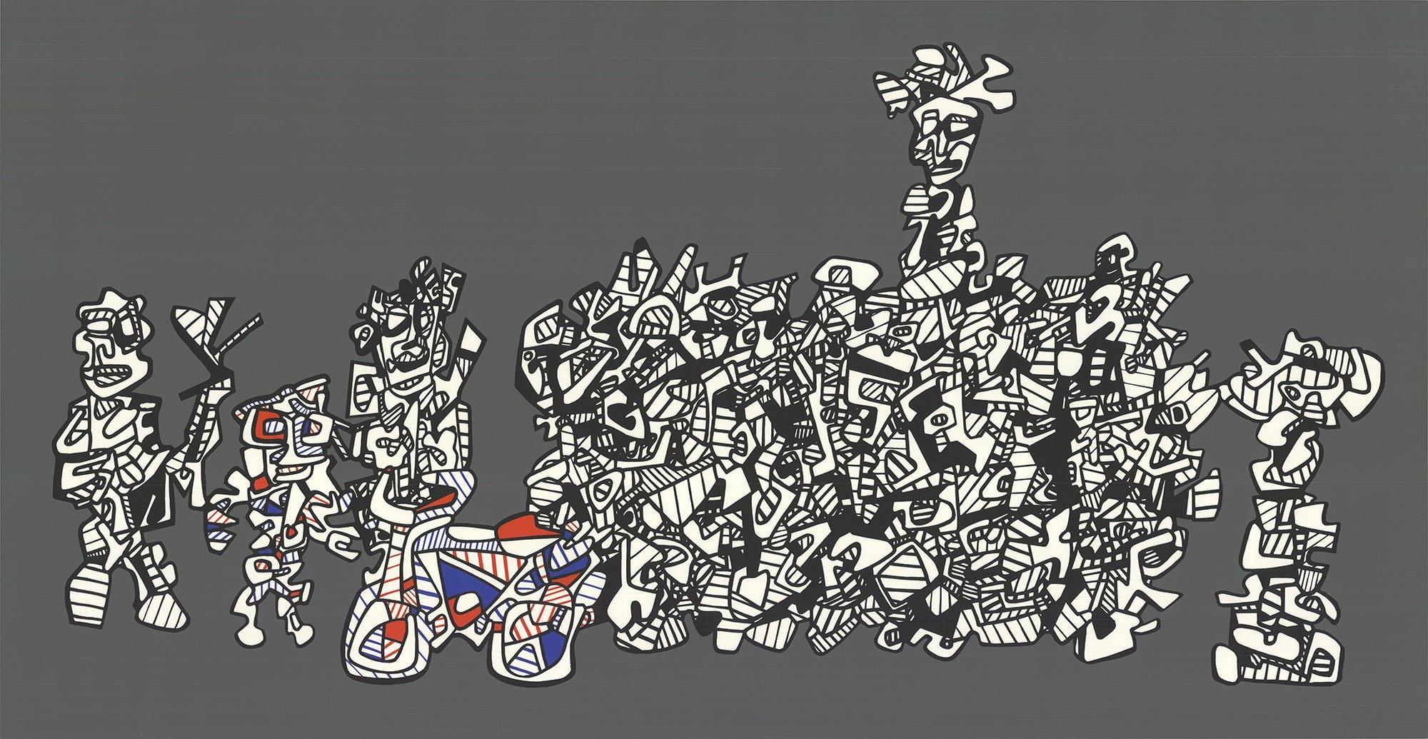 1974 Jean Dubuffet 'Le Libre Echange' Serigraph