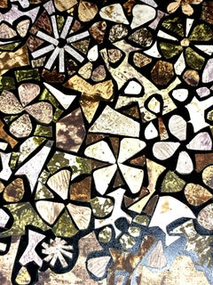after Jean Dubuffet - Flowers - Pochoir