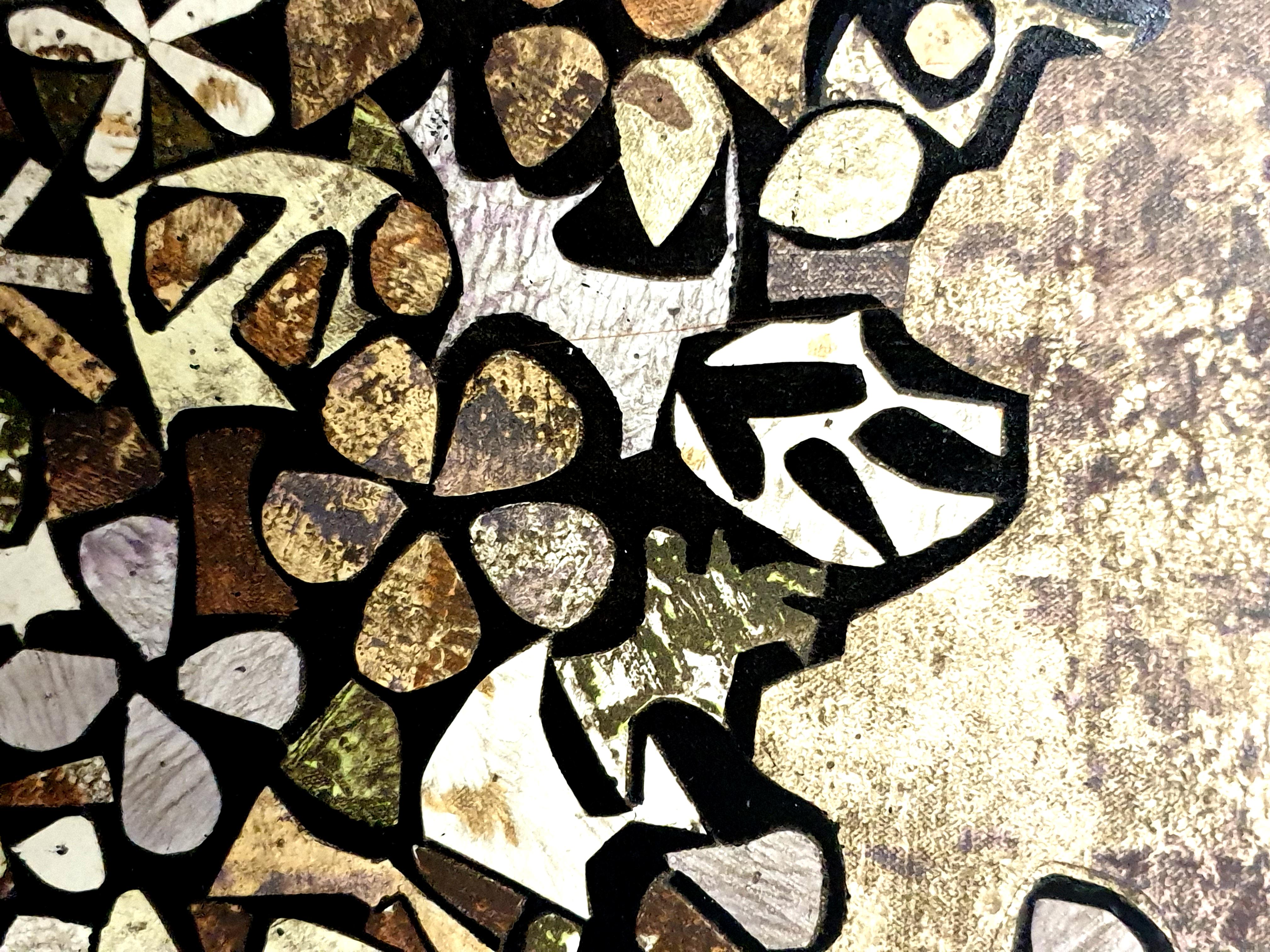 Nach Jean Dubuffet - Blumen - Pochoir im Angebot 5
