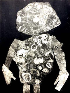 after Jean Dubuffet - Man - Pochoir